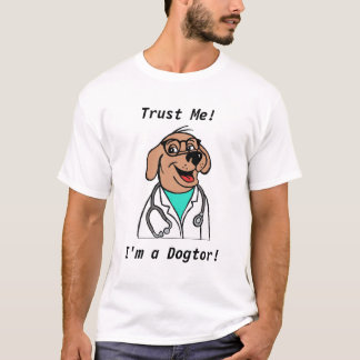 T-shirts de chien dog Dogtor