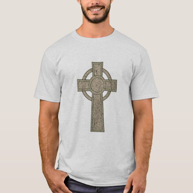 T-shirts de croix celtique pour des chrétiens (Devant)