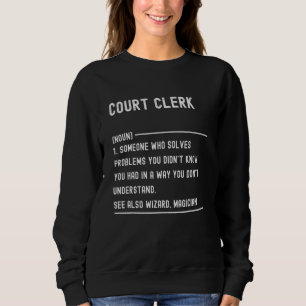 T-shirts de définition de greffier de tribunal tit