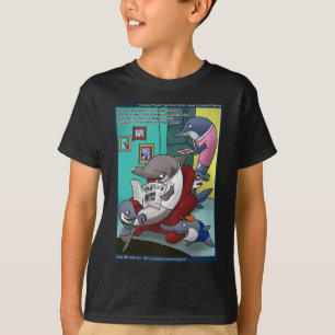 T-shirts de dessins humoristiques du Times de Lond