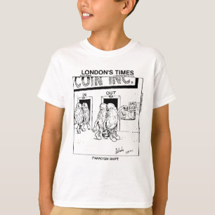 T-shirts de dessins humoristiques du Times de Lond