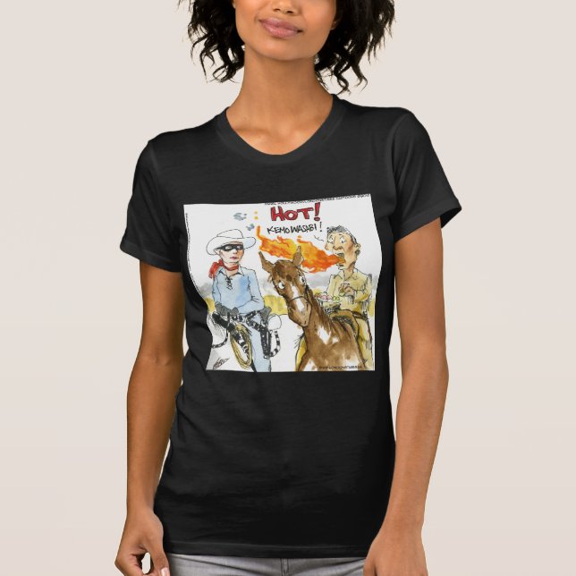 T-shirts de dessins humoristiques du Times de Lond (Devant)