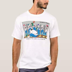 T-shirts de dessins humoristiques du Times de Lond