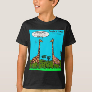 T-shirts de dessins humoristiques du Times de Lond