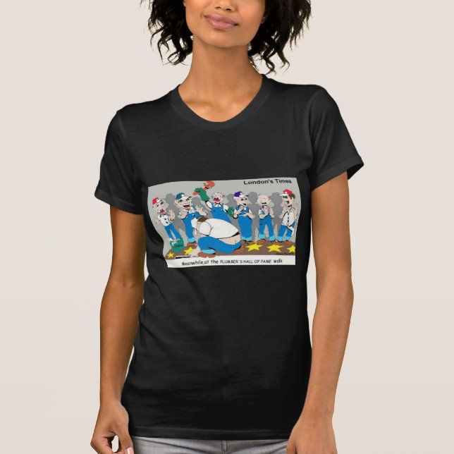 T-shirts de dessins humoristiques du Times de Lond (Devant)