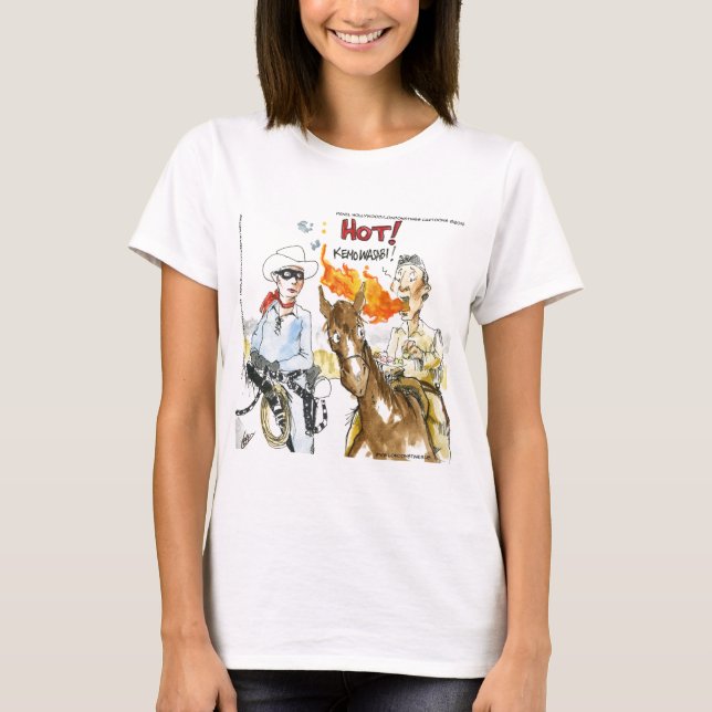 T-shirts de dessins humoristiques du Times de Lond (Devant)