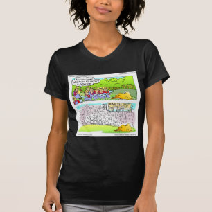 T-shirts de dessins humoristiques du Times de Lond