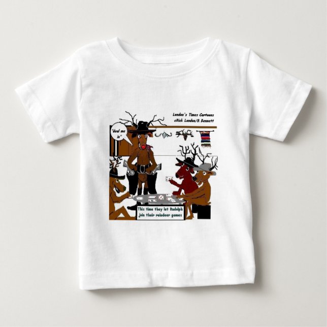 T-shirts de dessins humoristiques du Times de Lond (Devant)