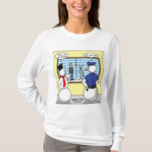 T-shirts de dessins humoristiques du Times de Lond