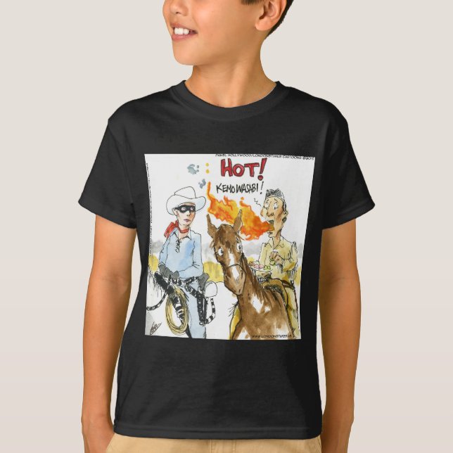T-shirts de dessins humoristiques du Times de Lond (Devant)