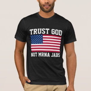 T-SHIRTS DE DIEU DE CONFIANCE ANTI-VAX