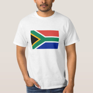 T-shirts de drapeau de l'Afrique du Sud