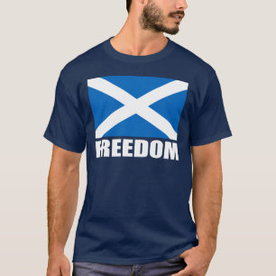 T-shirts de drapeau de liberté de l'Ecosse
