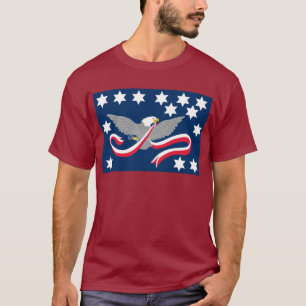T-shirts de drapeau de rébellion de whiskey