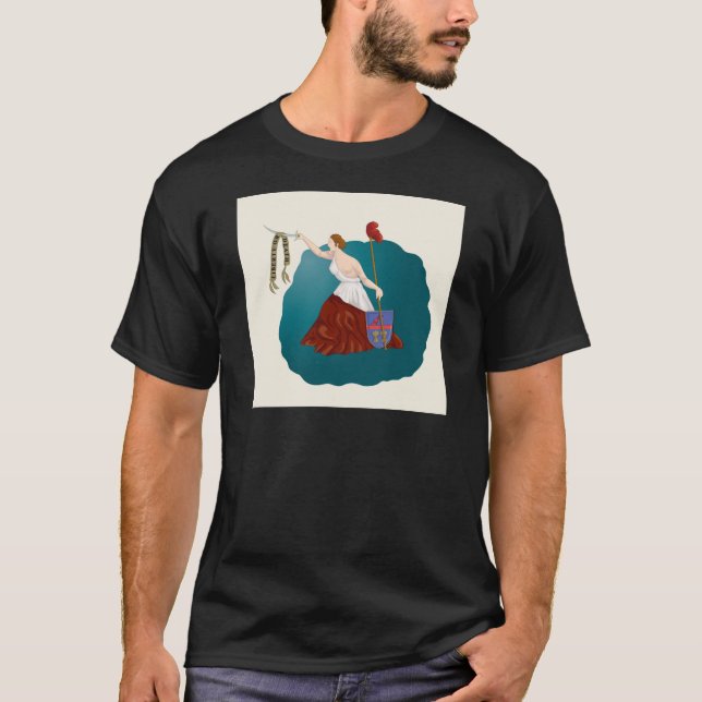 T-shirts de drapeau de San Jacinto (Devant)