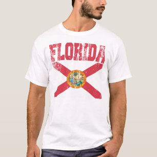 T-shirts de drapeau d'état de la Floride (afflig