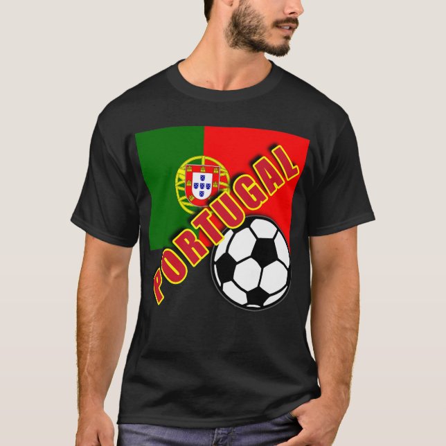 T-shirts de fan de foot du monde du PORTUGAL (Devant)