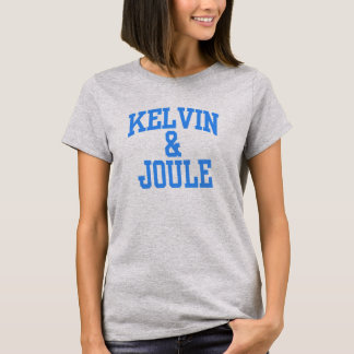 T-shirts de femmes de Kelvin et de Joule