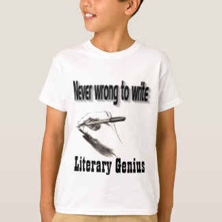 t-shirts de génie littéraire