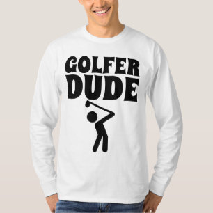 T-SHIRTS DE GOLF POUR HOMMES, GOLFER DUDE