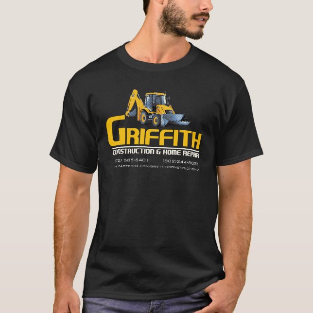 T-shirts de Griffith Constructioin (appui de (Devant)