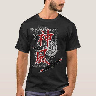 T-shirts de Japonais de kamikaze