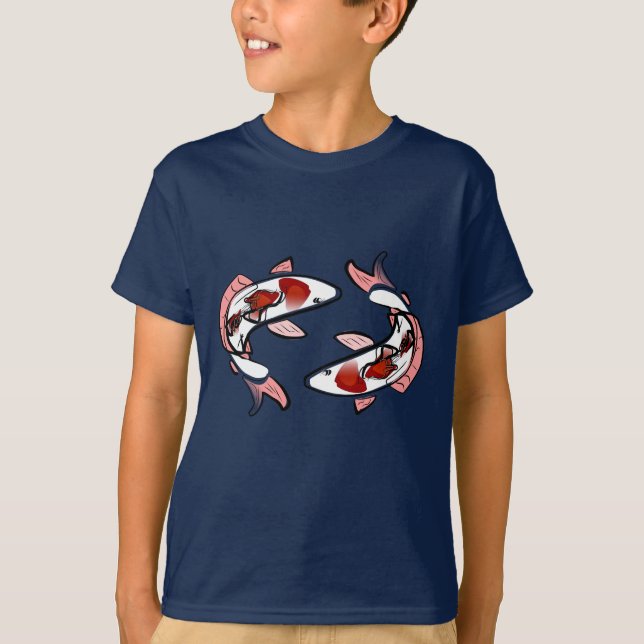 T-shirts de Kohaku Koi de carpes (Devant)