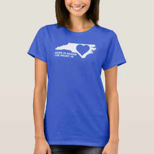 T-Shirts de la Caroline du Nord, Maison Loin de l'