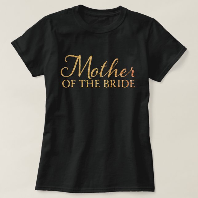 T-shirts de la mère de la mariée Mariage (Design devant)