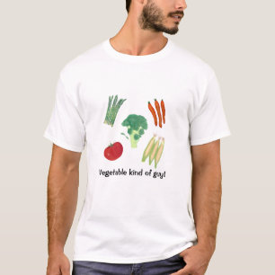 T-shirts de légumes assortis personnalisés