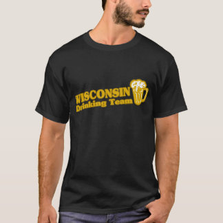 T-shirts de l'équipe de Drinking Team du Wisconsin