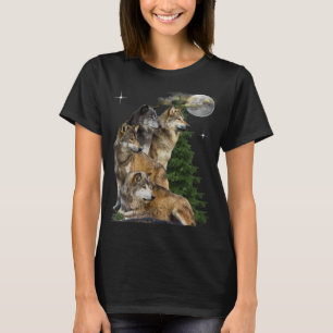 t-shirts de loup