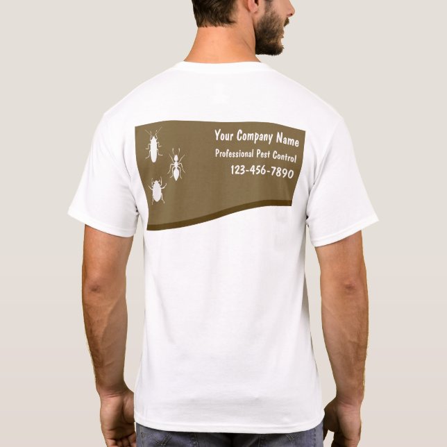T-Shirts De Lutte Antiparasitaire Pour Les Entrepr (Dos)