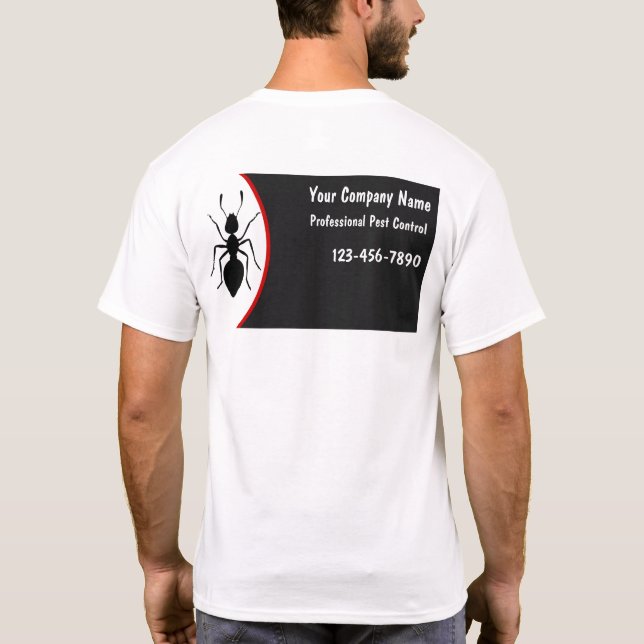 T-Shirts De Lutte Antiparasitaire Pour Les Entrepr (Dos)