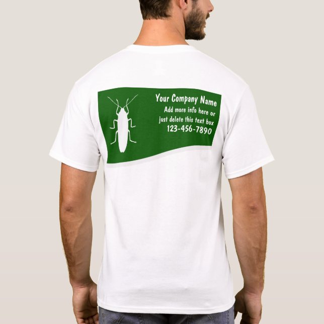 T-Shirts De Lutte Antiparasitaire Pour Les Entrepr (Dos)