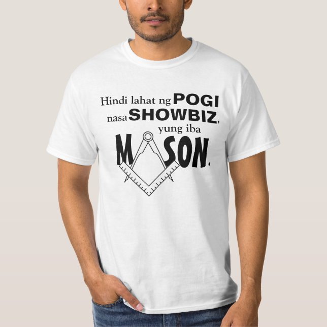 T-shirts de maçon (Devant)