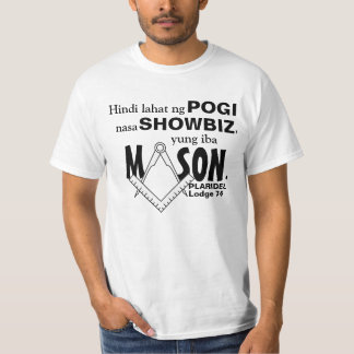 T-shirts de maçon