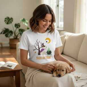 T-shirts de maman de chien d'Halloween Labrador Lo