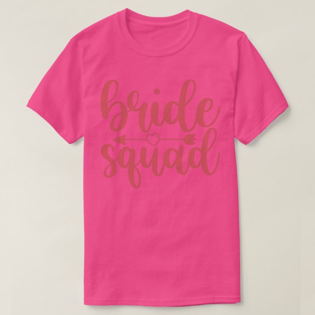 T-shirts de mariage pour la mariée et la brigade d (Design devant)