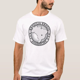 T-shirts de mission de Brasilia Brésil LDS
