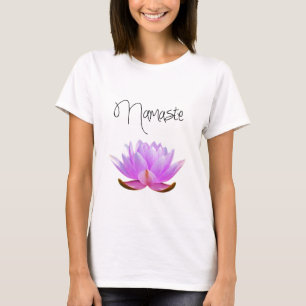 T-shirts de Namaste de fleur de Lotus