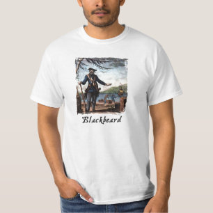 T-shirts de peinture de Blackbeard