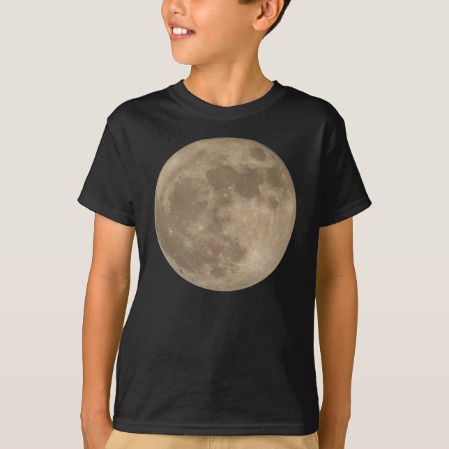 T-shirts de Pleine lune de chemise de la lune de (Devant)