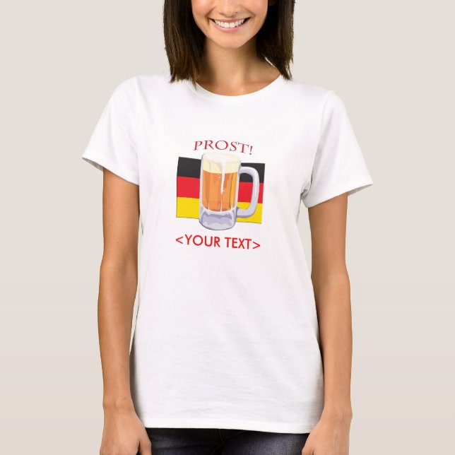 T-shirts de Prost Oktoberfest (Devant)