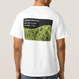 T-shirts de service de pelouse
