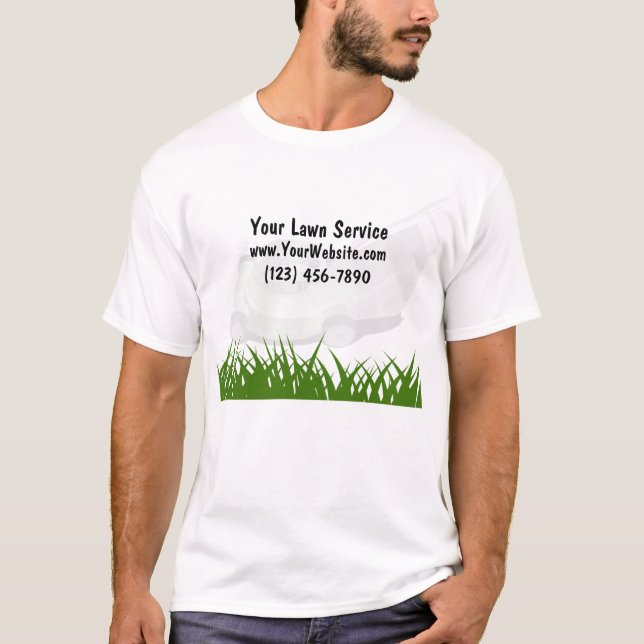 T-shirts de service de pelouse (Devant)
