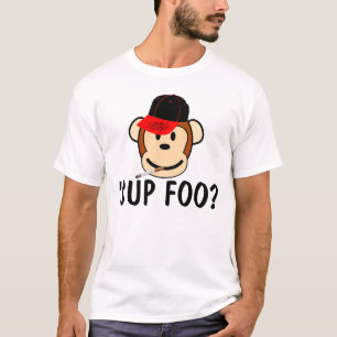 T-shirts de singes amusants, "sup foo ?