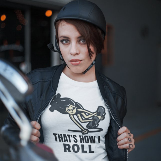 T-SHIRTS DE SKATEBOARDING POUR FILLES (Créateur téléchargé)