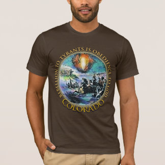 T-shirts de thé du Colorado