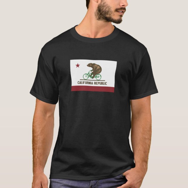 T-shirts de vélo de croiseur d'ours de la (Devant)